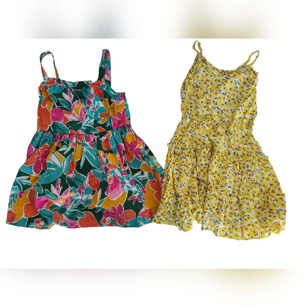 Toddler Girl Bundle Lot Casual Dress Carter's Size 3t and Unk Size 100